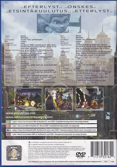 Ratchet & Clank - PS2 (Genbrug)